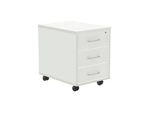 Armario rocada com tres gavetas serie store 58x40x59,5 cm acabamento aw04 branco/branco , Rocada , 150637 , 8427951070289